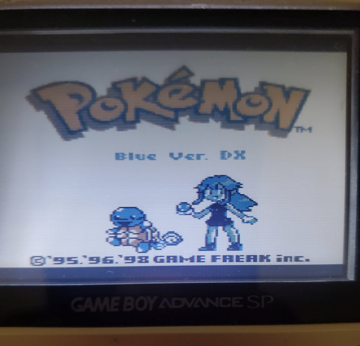 Pokemon Blue DX GBC Video Game Cartridge Gameboy Color ROM Hack - for just $15.99! 
