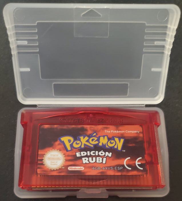 Pokemon Emerald FireRed Ruby Sapphire GBA Video Game French German - for just $11.50! 