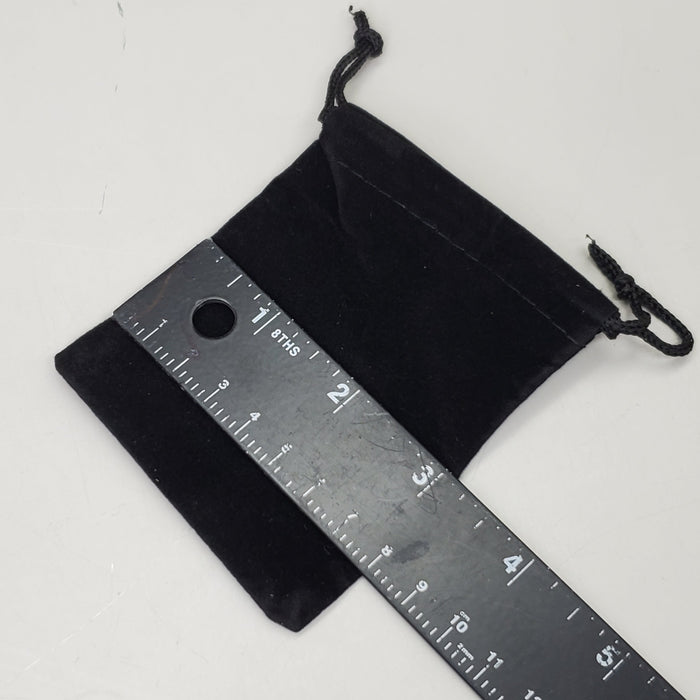 THE REAL REAL Drawstring Pouch 100 Count 80mm x 100mm Small Fabric Velvet Bags for Gifts, Party & Wedding Favors, Jewelry, Game Pieces - for just $8! 