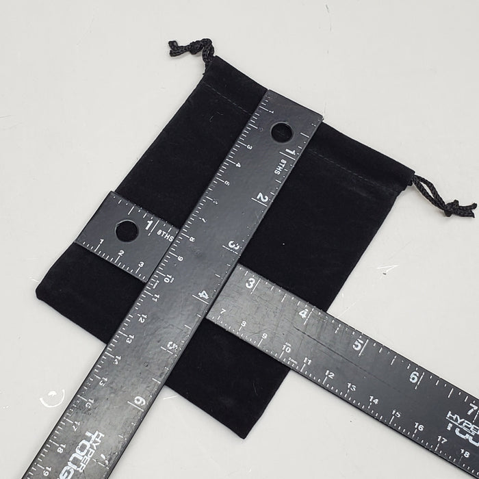 THE REAL REAL Drawstring Pouch 100 Count 105mm x 140mm Small Fabric Velvet Bags for Gifts, Party & Wedding Favors, Jewelry, Game Pieces - for just $12! 