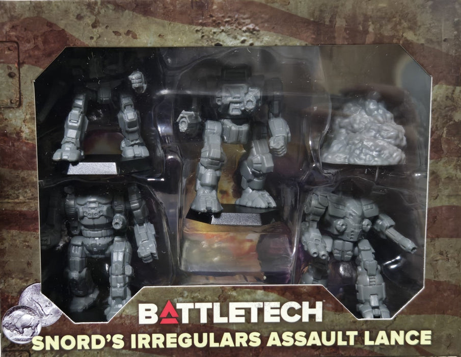 Battletech -  Snord's Irregulars Assault Lance Pack - for just $29.99! 