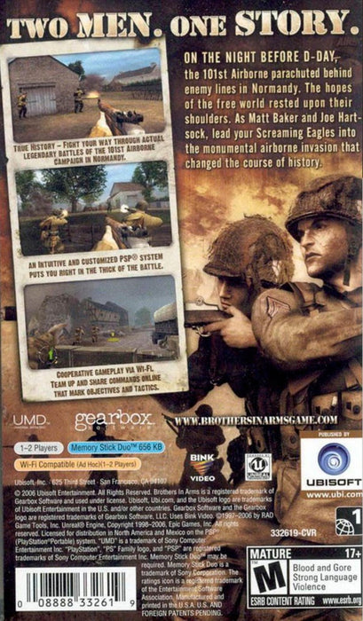 Brothers in Arms: D-Day – PlayStation Portable (PSP) - for just $0! 