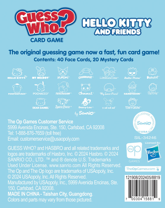 GUESS WHO? Card Game: Hello Kitty and Friends - for just $10.99! 