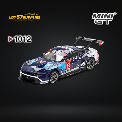 (Pre-Order) Mini-GT Ford Mustang GT3 #65 2024 IMSA Daytona 24 Hrs #1012 1:64 - for just $28.99! 