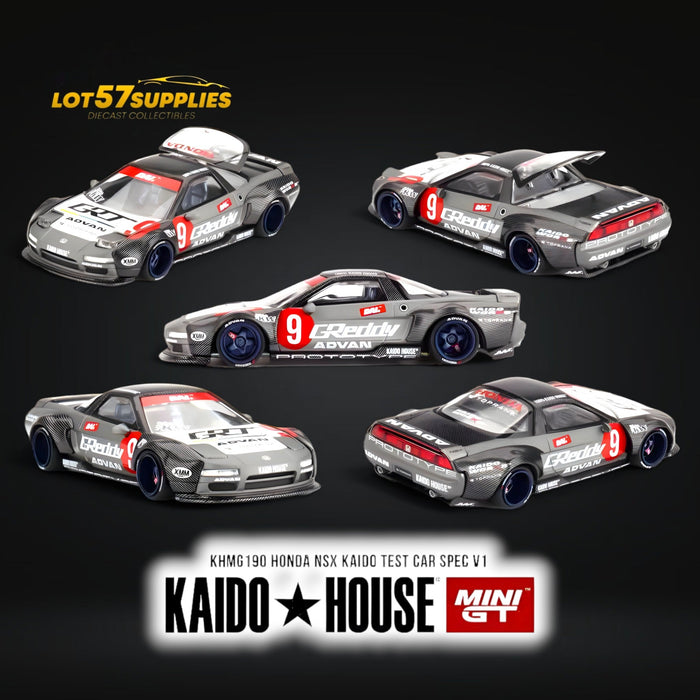 (Pre-Order) Mini-GT x KAIDO Honda NSX Kaido Test Car Spec V1 1:64 - for just $28.99! 