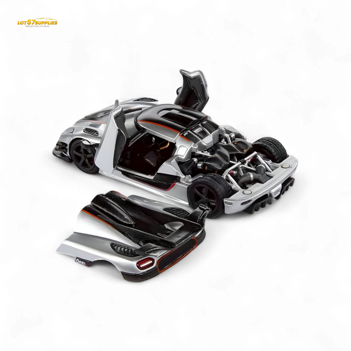 DEMON KING Koenigsegg ONE:1 - Silver 1:64 - for just $64.99! 