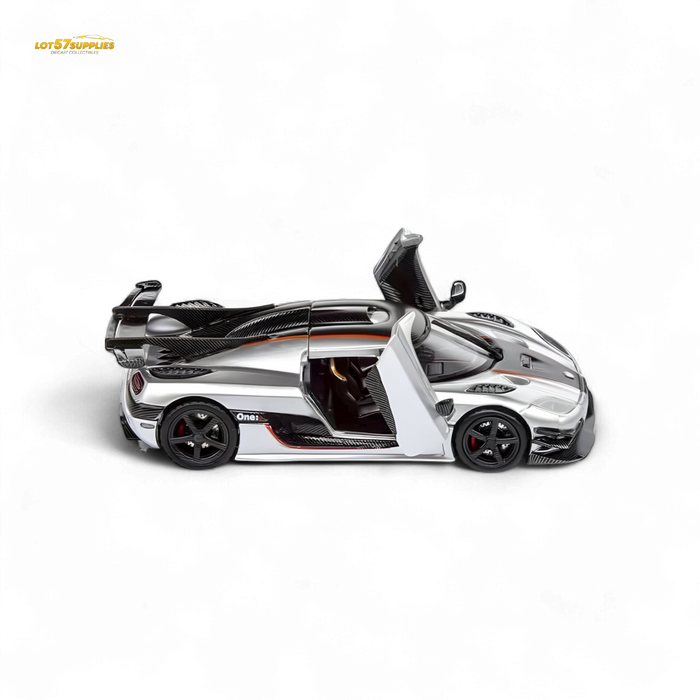 DEMON KING Koenigsegg ONE:1 - Silver 1:64 - for just $64.99! 