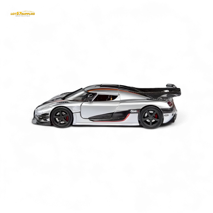DEMON KING Koenigsegg ONE:1 - Silver 1:64 - for just $64.99! 