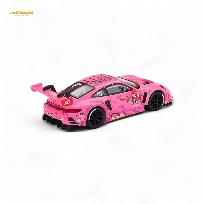 (Pre-Order) Mini-GT Porsche 911 GT3 R #77 AO Racing ROXY IMSA Road America 2024 - 1:64 - for just $27.99! 