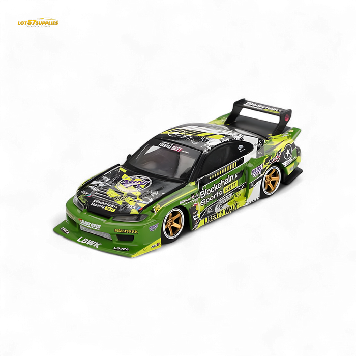 (Pre-Order) MINI-GT Nissan LB-Super Silhouette S15 Silvia #555 V2 2024 Formula Drift Japan - 1:64 - for just $26.99! 