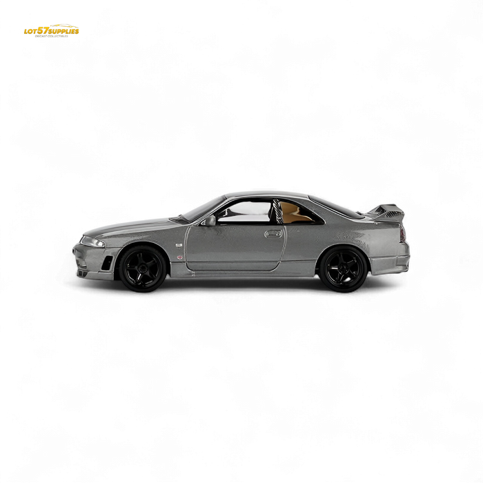 (Pre-Order) Mini GT Nissan Skyline GT-R NISMO BCNR33 CRS Version Dark Metal Gray 1:64 - for just $21.99! 