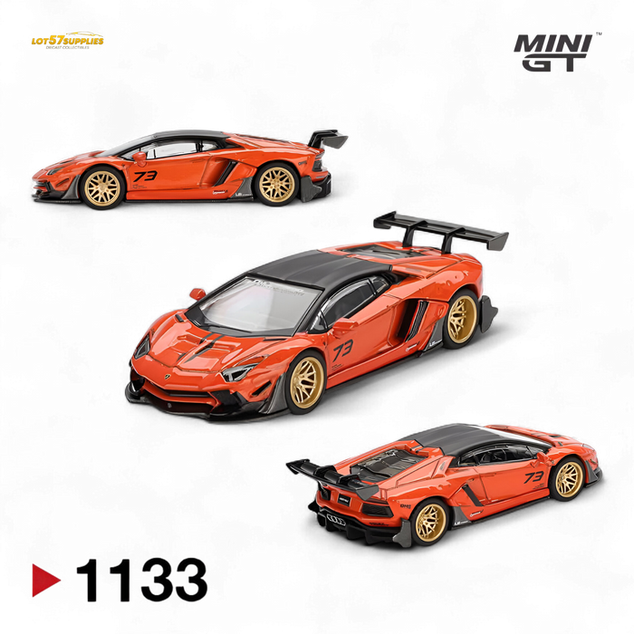 (Pre-Order) Mini GT Lamborghini Aventador Orange 1:64 - for just $22.99! 