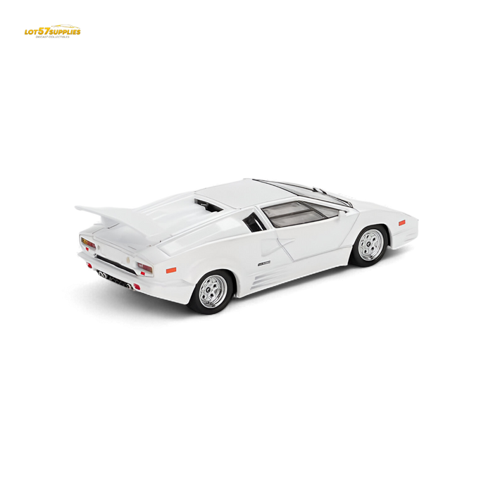 Mini-GT Lamborghini Countach 25th Anniversary White 1:64 - for just $21.99! 