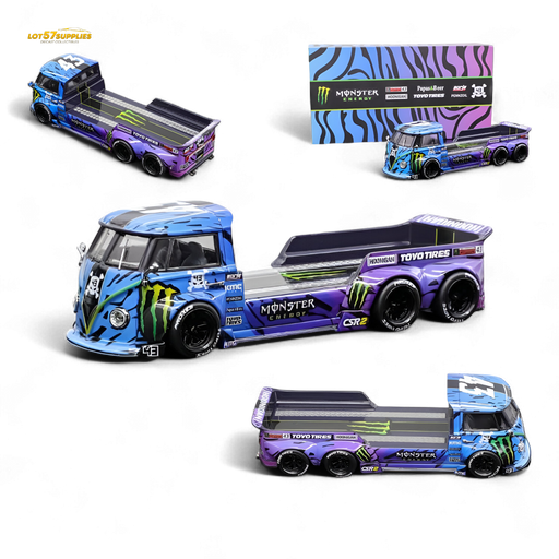 Liberty 64 VW Trailer - Monster Livery 1:64 - for just $44.99! 