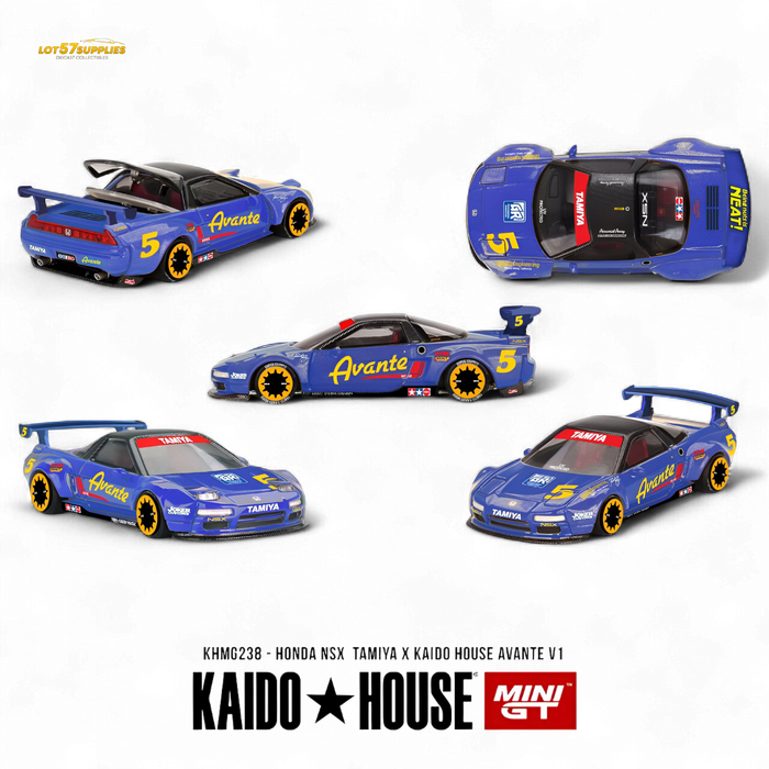 (Pre-Order) KAIDO Honda NSX TAMIYA x KAIDO HOUSE AVANTE V1 1:64 - for just $29.99! 