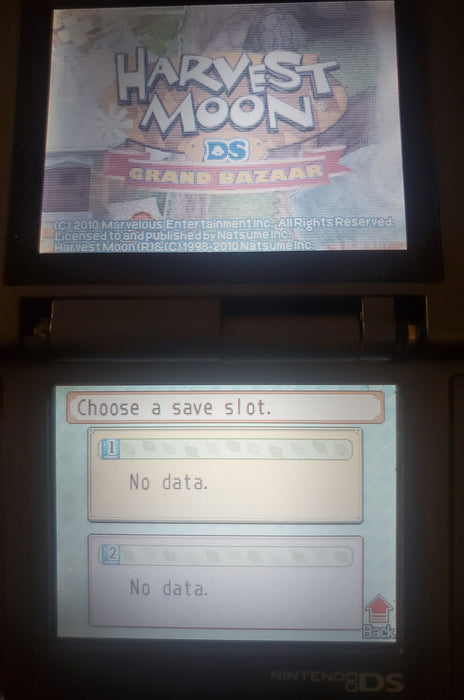 Harvest Moon DS Grand Bazaar Video Game Nintendo DS 2010 - for just $19.99! 