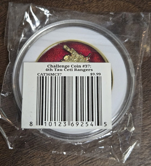 Battletech - Challenge Coin - 4th Tau Ceti Rangers # 37 - for just $39.99! 