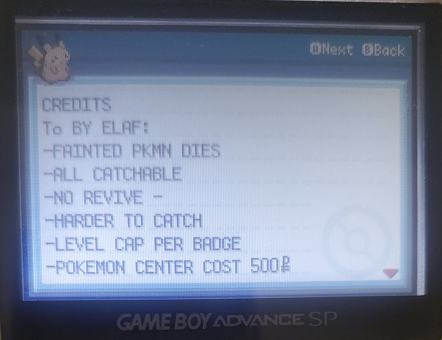 Pokemon Elaf Gold GBA Custom Pokemon ROM Hack Video Game Boy Advance - for just $18.49! 