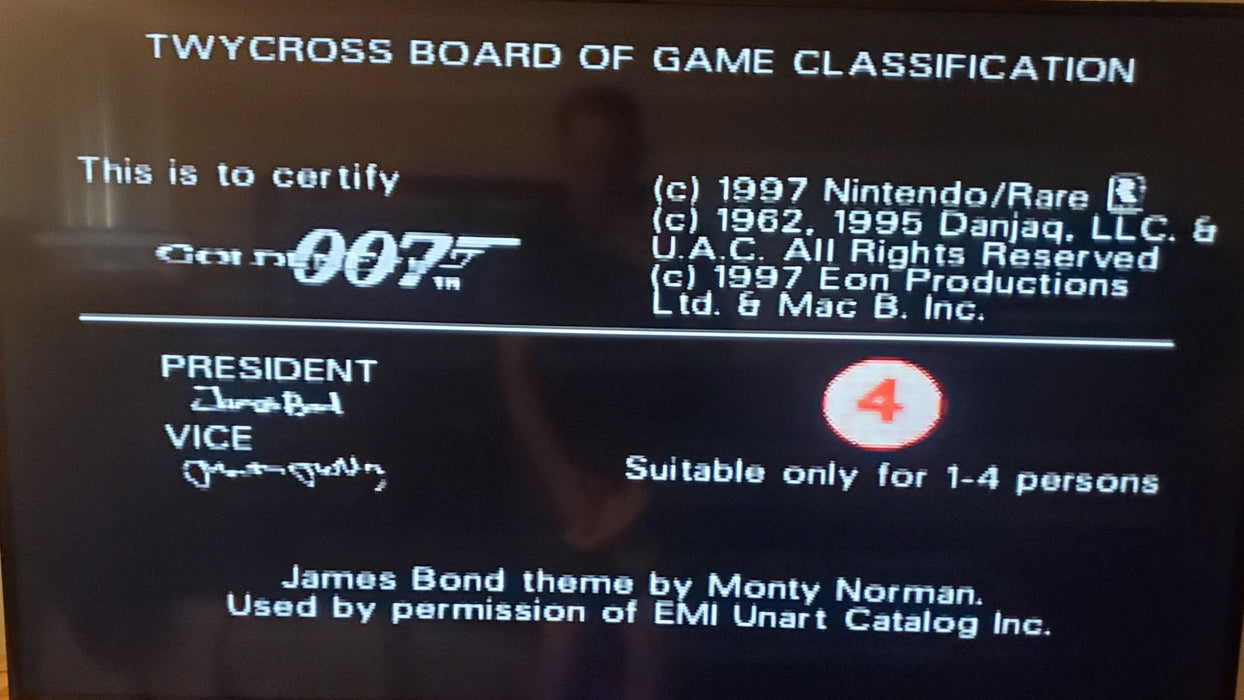 Goldeneye 007 N64 Nintendo 64 Video Game Cartridge - for just $21.99! 