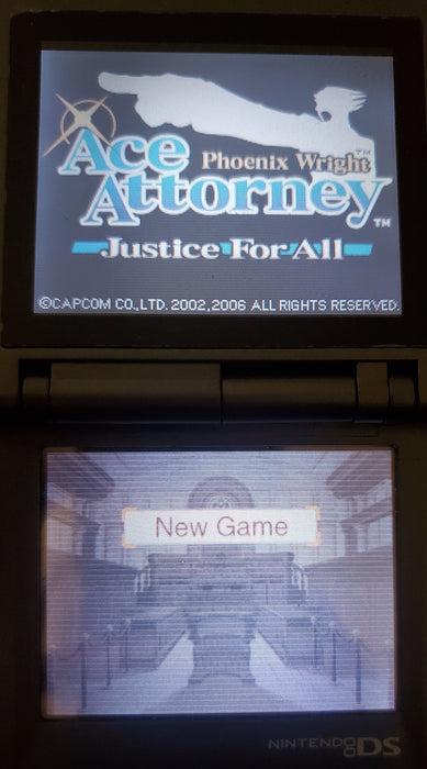 Phoenix Wright: Ace Attorney - Justice for All Video Game Nintendo DS - for just $20.99! 
