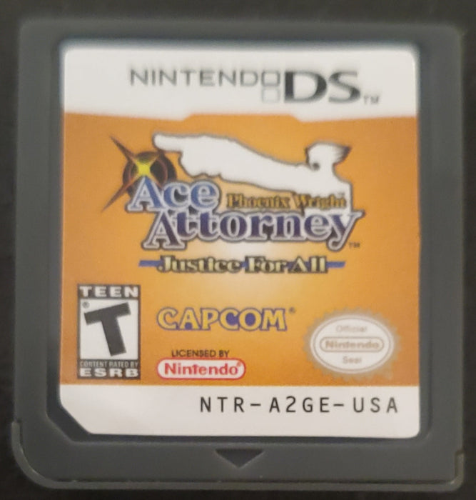 Phoenix Wright: Ace Attorney - Justice for All Video Game Nintendo DS - for just $20.99! 