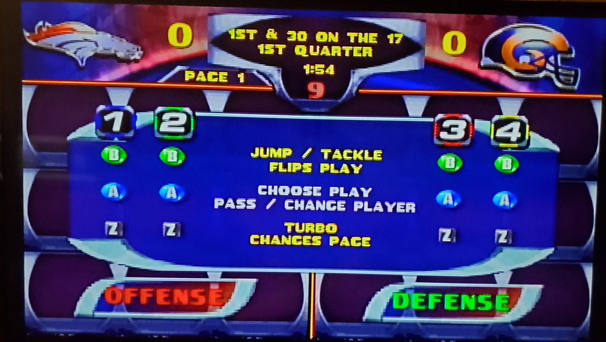 NFL Blitz N64 Nintendo 64 Video Game Cartridge 1998 - for just $21.99! 