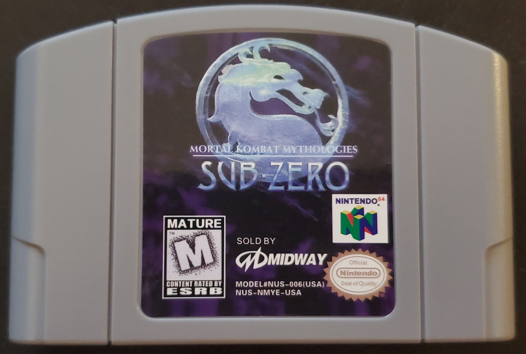 Mortal Kombat Mythologies: Sub-Zero N64 Nintendo 64 Video Game 1997 - for just $21.99! 