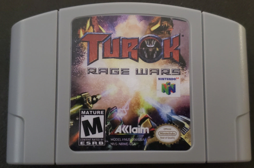 Turok Rage Wars N64 Nintendo 64 Video Game Cartridge 1999 - for just $22.99! 