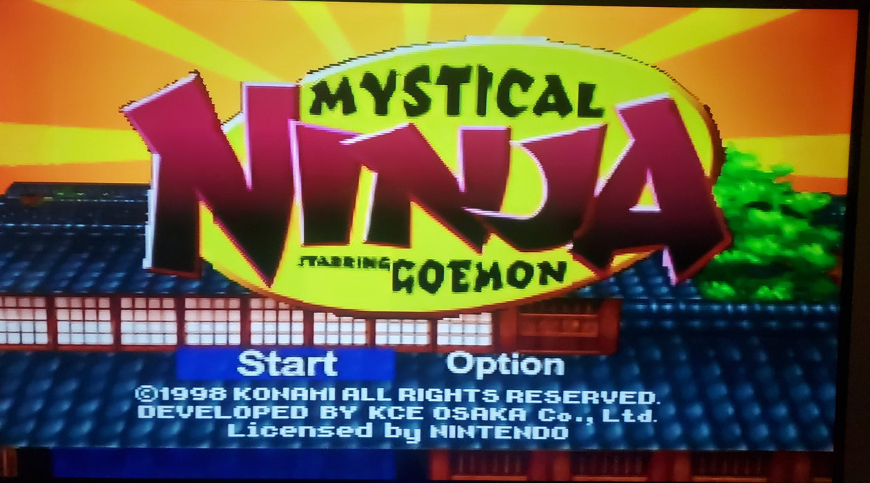 Mystical Ninja Starring Goemon N64 Nintendo 64 Video Game Cartridge - for just $22.99! 