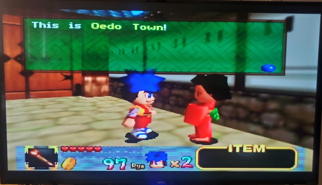 Mystical Ninja Starring Goemon N64 Nintendo 64 Video Game Cartridge - for just $22.99! 