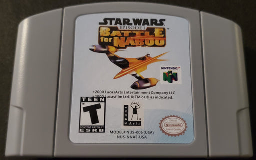 Star Wars Battle of Naboo Nintendo 64 N64 Video Game Cartridge 2000 - for just $20.99! 