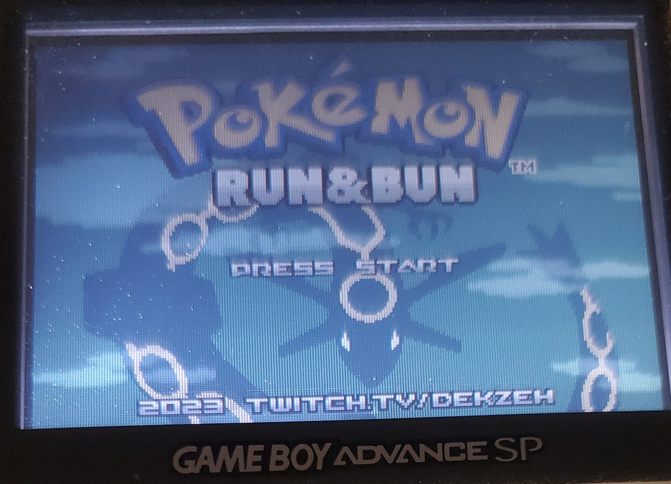 Pokemon Run & Bun GBA ROM Hack Video Game Boy Advance - for just $18.99! 