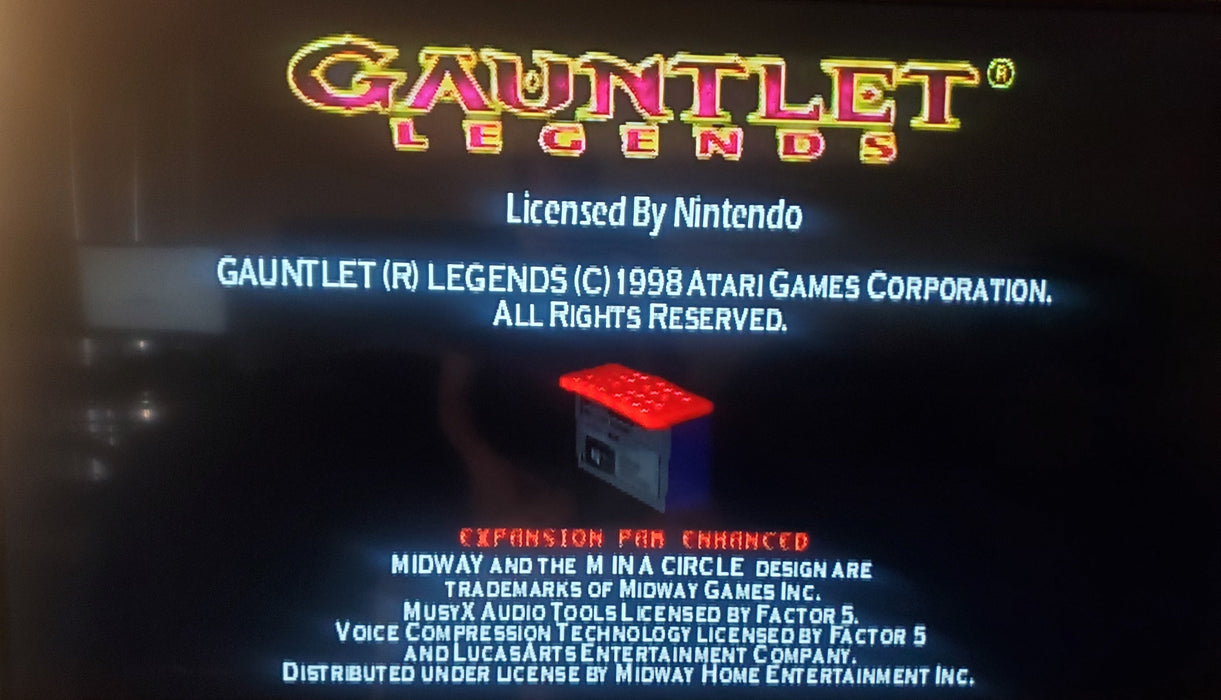 Gauntlet Legends N64 Nintendo 64 Video Game Cartridge 1999 - for just $21.99! 
