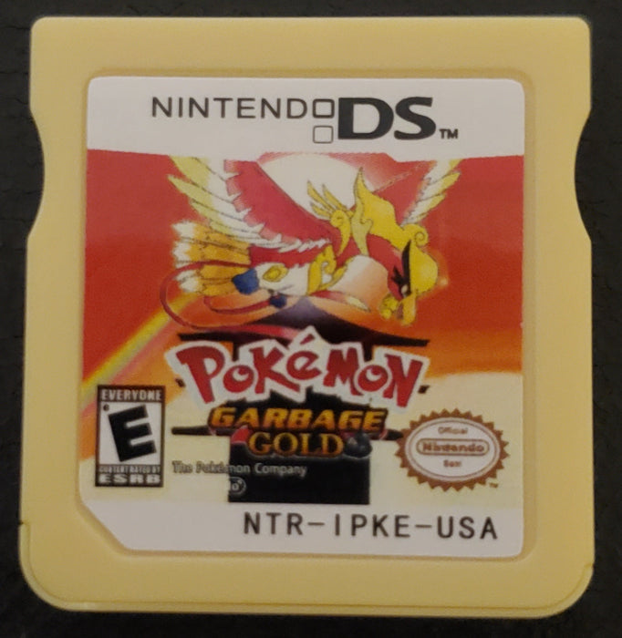 Pokemon GarbageGold Nintendo DS Custom ROM Hack Video Game Cartridge - for just $23.99! 