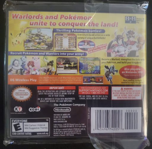 Pokemon Conquest Video Game Nintendo DS 2012 - for just $26.99! 