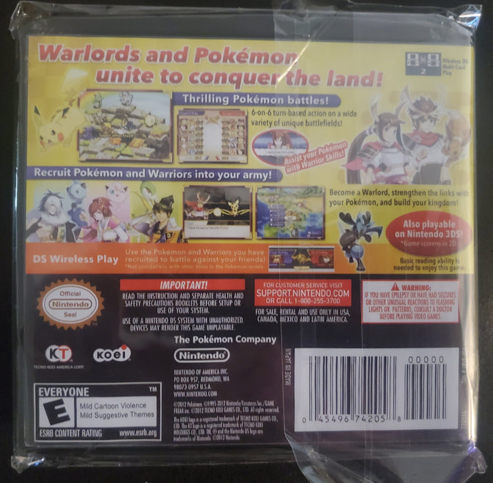 Pokemon Conquest Video Game Nintendo DS 2012 - for just $26.99! 