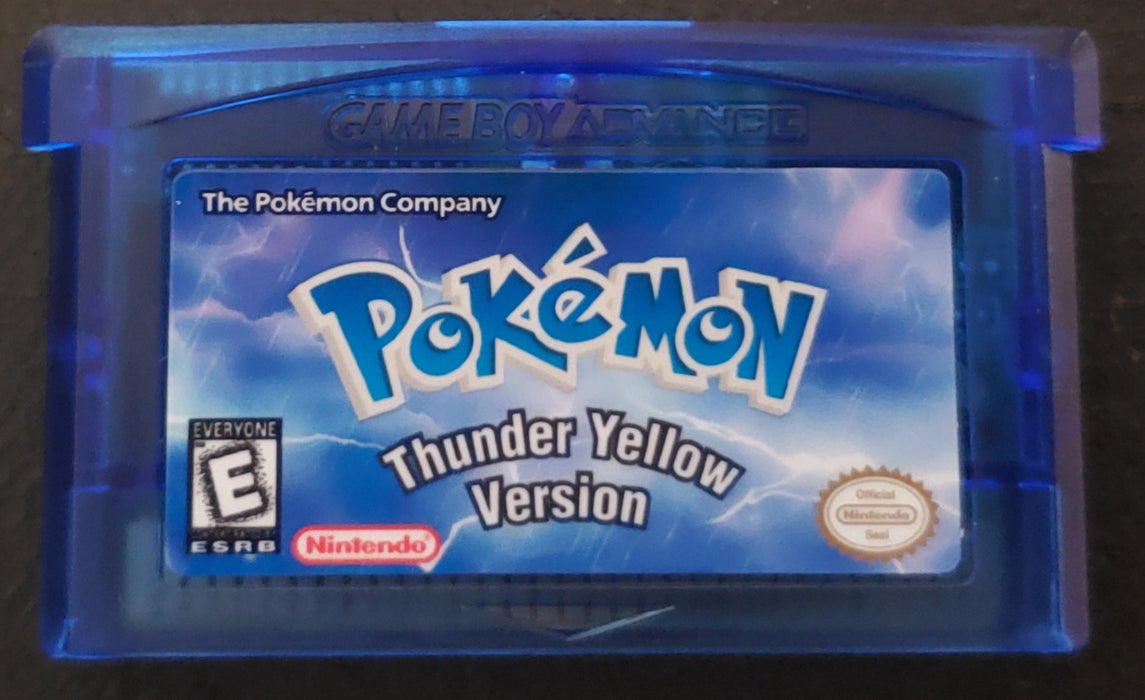 Pokemon Thunder Yellow GBA ROM Hack Video Game Custom Gameboy Advance - for just $18.49! 