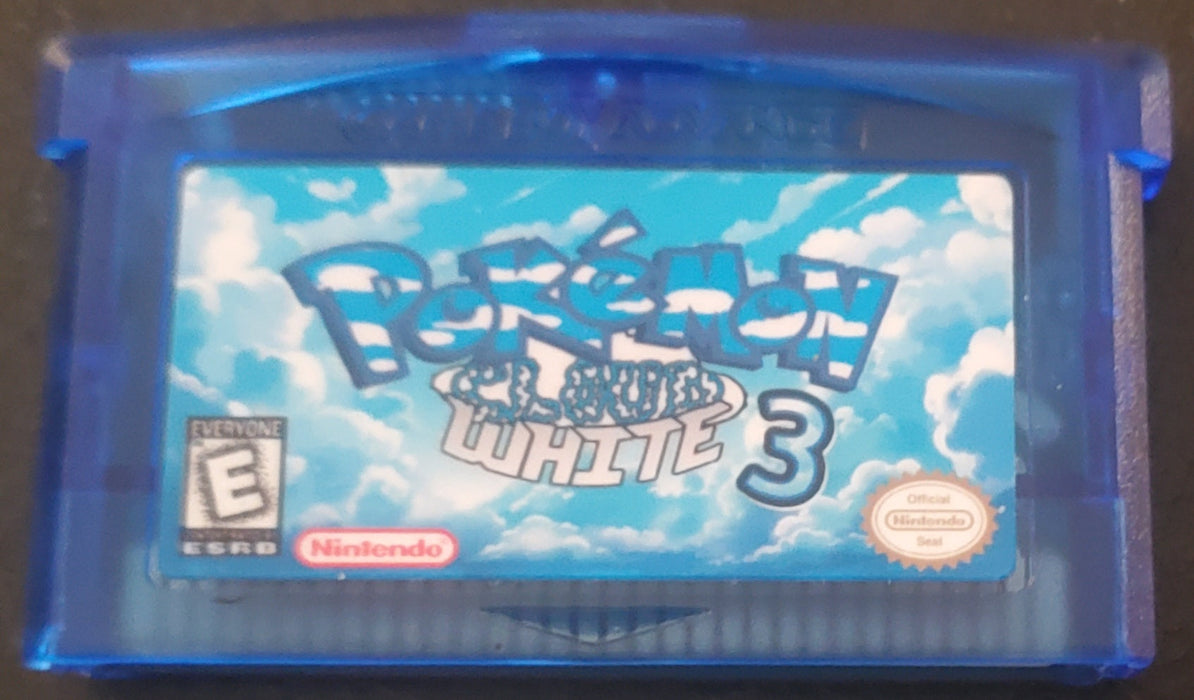Pokemon Cloud White 3 GBA ROM Hack Video Game Boy Advance - for just $18.49! 