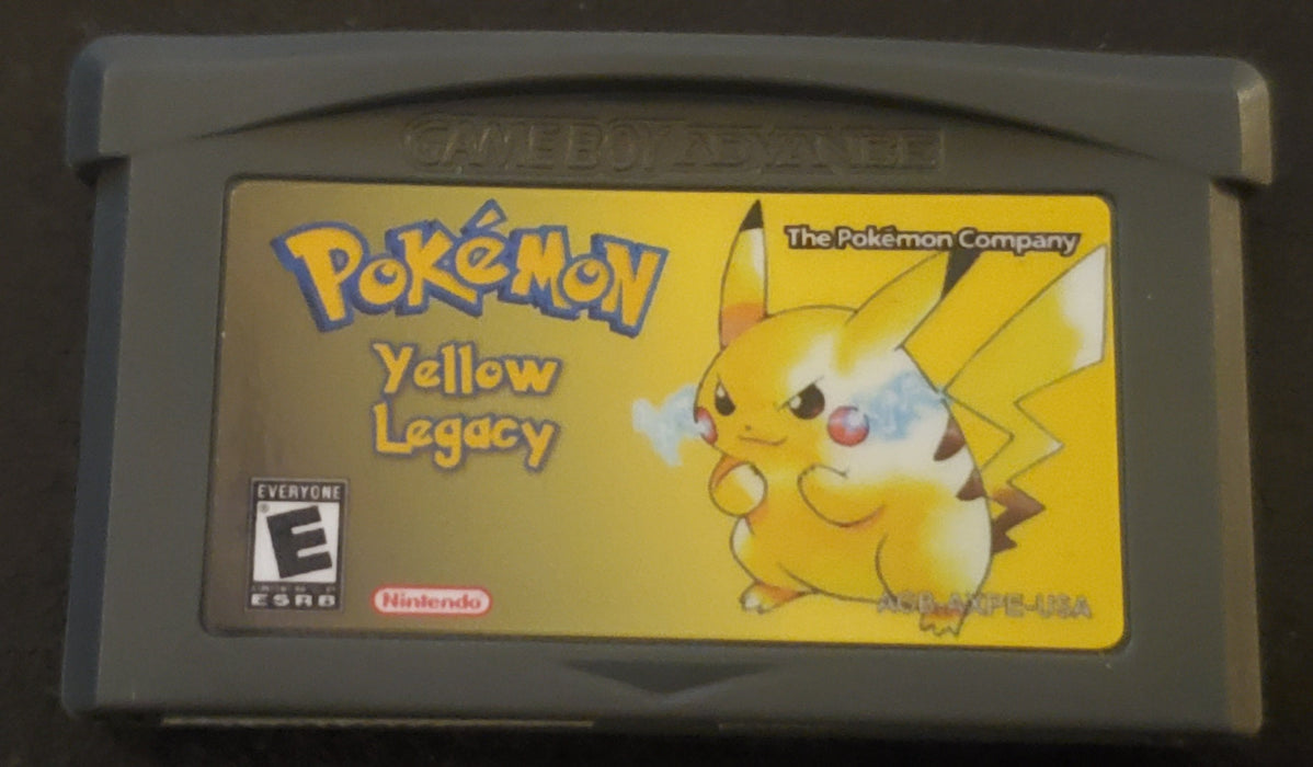 Pokemon Yellow Legacy GBA ROM Hack Video Game Boy Advance - for just $18.49! 