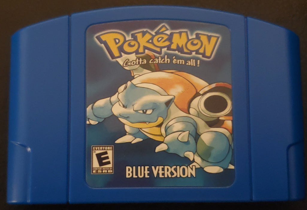 Pokemon Blue N64 Nintendo 64 Video Game Cartridge ROM Hack - for just $34.99! 