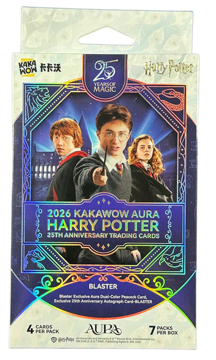 AURA: Harry Potter 25th Anniversary Trading Cards - Blaster Bundle - for just $50! 