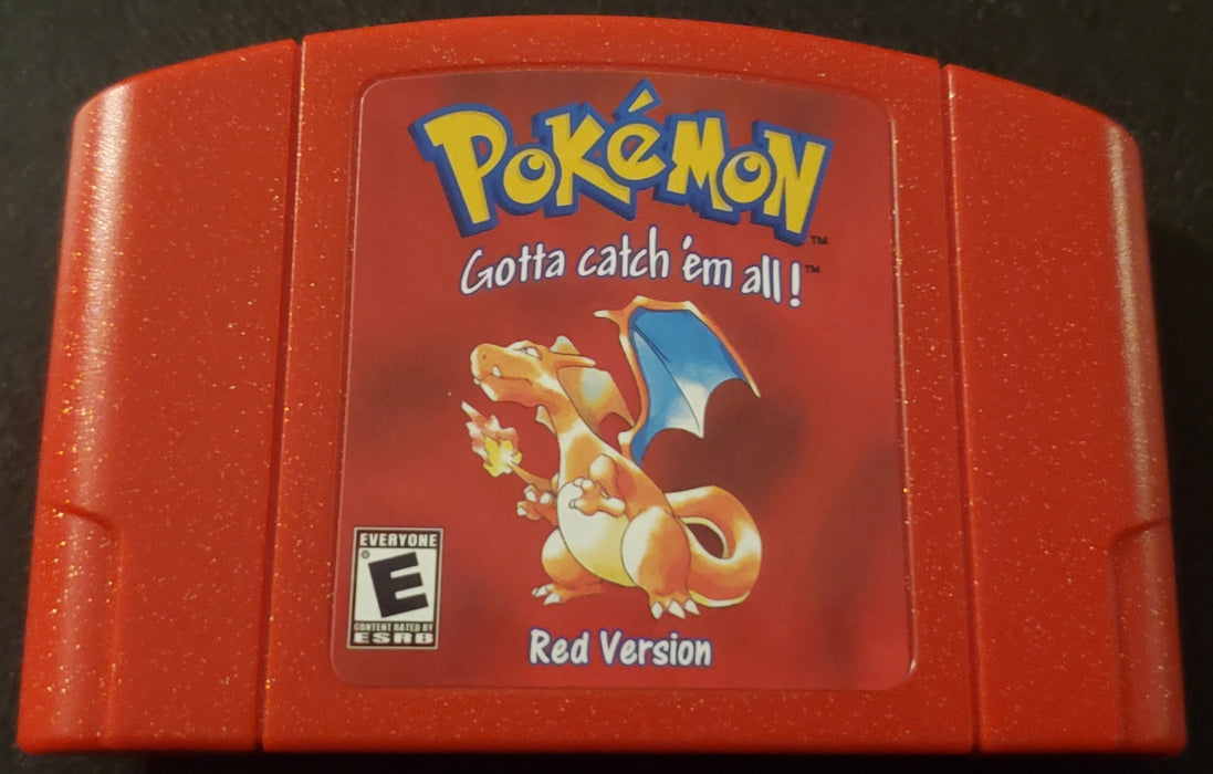 Pokemon Red N64 Nintendo 64 Video Game Cartridge ROM Hack - for just $34.99! 