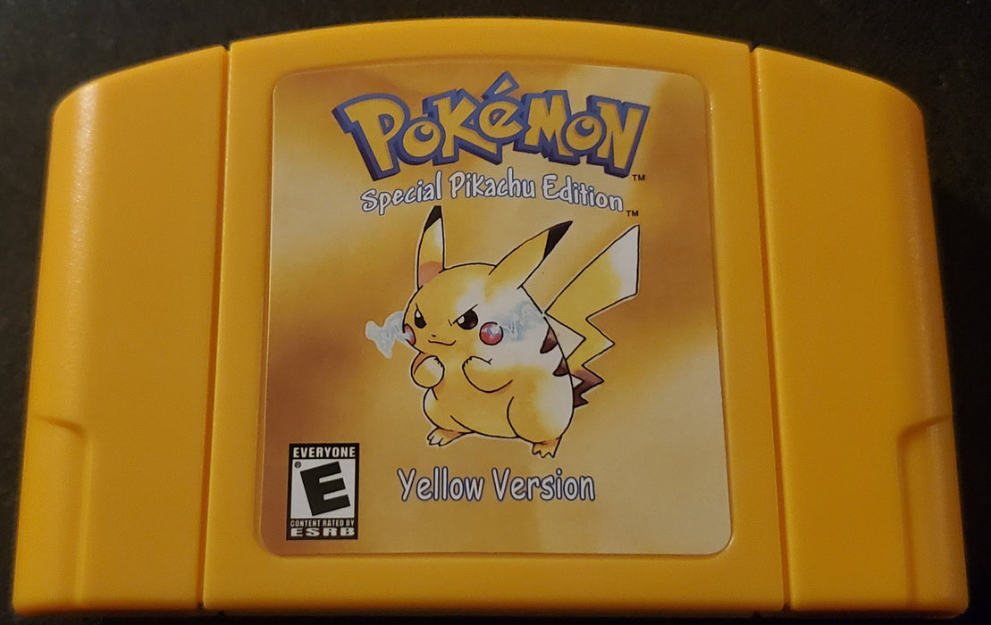 Pokemon Yellow N64 Nintendo 64 Video Game Cartridge ROM Hack - for just $34.99! 