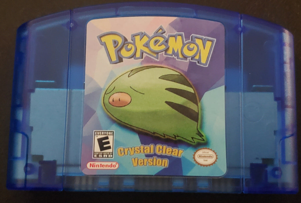 Pokemon Crystal Clear N64 Nintendo 64 Video Game Cartridge ROM Hack - for just $34.99! 