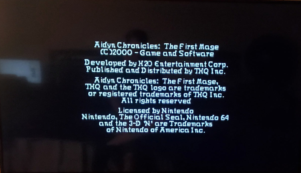 Aidyn Chronicles The First Mage N64 Nintendo 64 Video Game 2001 - for just $21.99! 