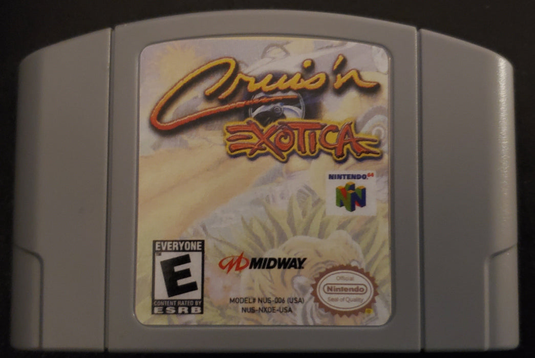 Cruis'n Exotica N64 Nintendo 64 Video Game Cartridge 2000 - for just $21.99! 