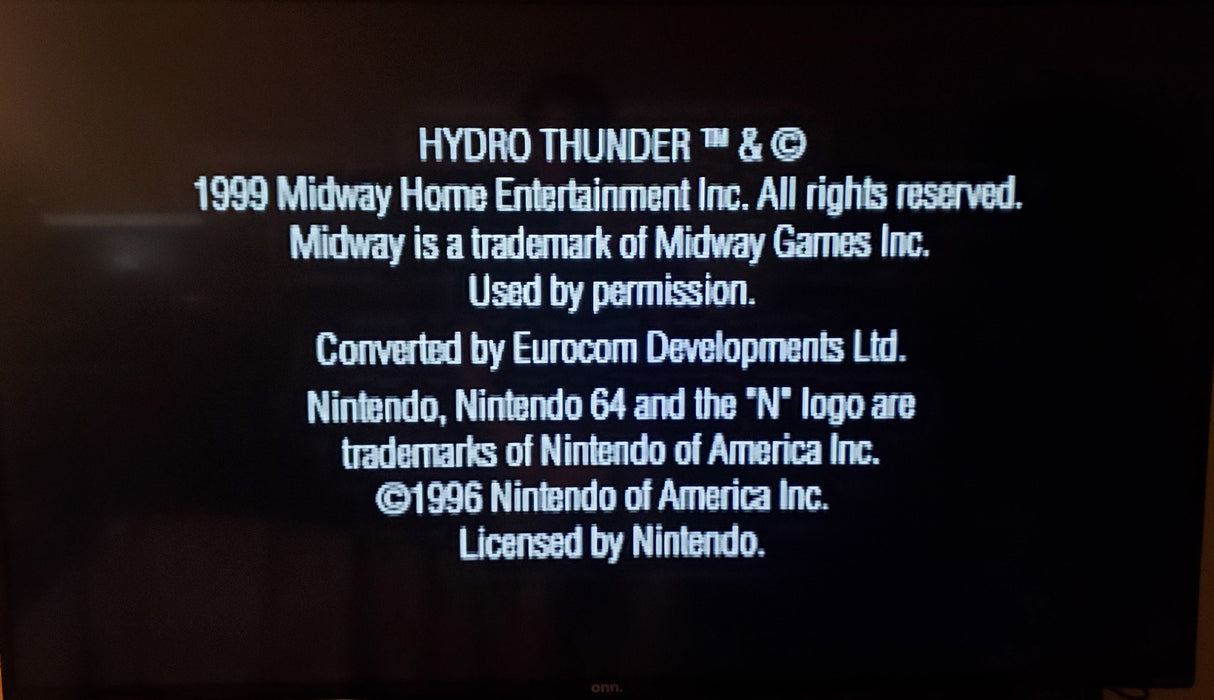 Hydro Thunder N64 Nintendo 64 Video Game Cartridge 1999 - for just $22.99! 