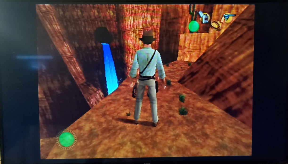 Indiana Jones and the Infernal Machine N64 Nintendo 64 Video Game 1999 - for just $21.99! 