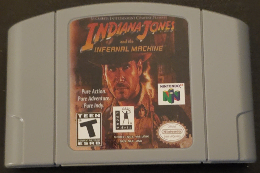 Indiana Jones and the Infernal Machine N64 Nintendo 64 Video Game 1999 - for just $21.99! 