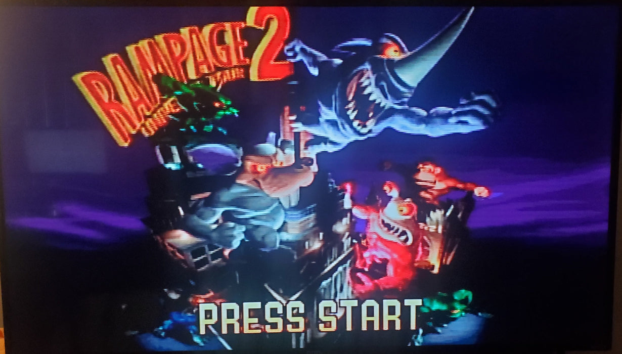 Rampage 2: Universal Tour N64 Nintendo 64 Video Game Cartridge 1999 - for just $22.99! 